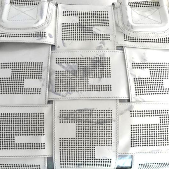 GONE! Fendi Large Crossword Patent Leather Bag - Picture 2 of 9